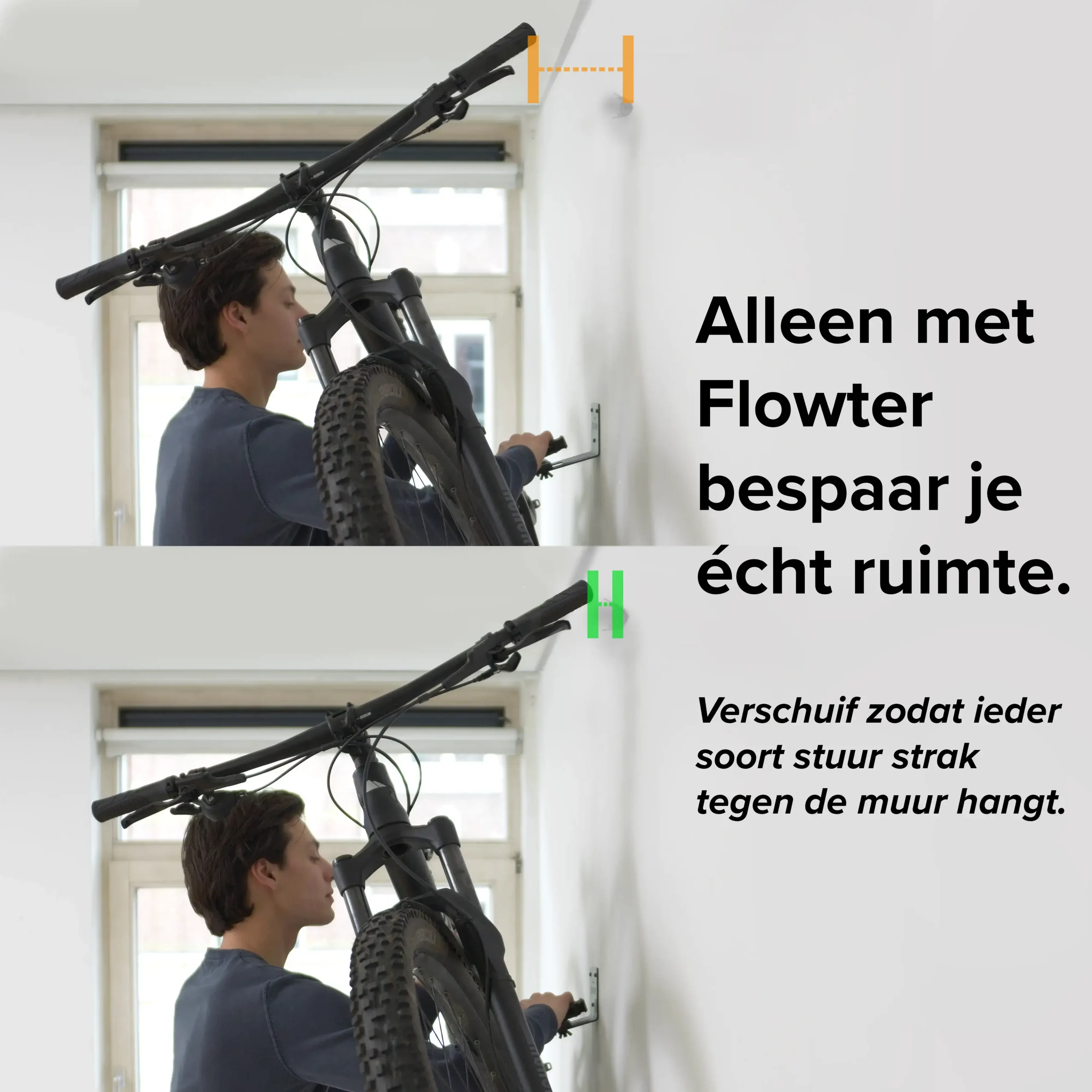 Flowter Pedaalhanger verschuiving