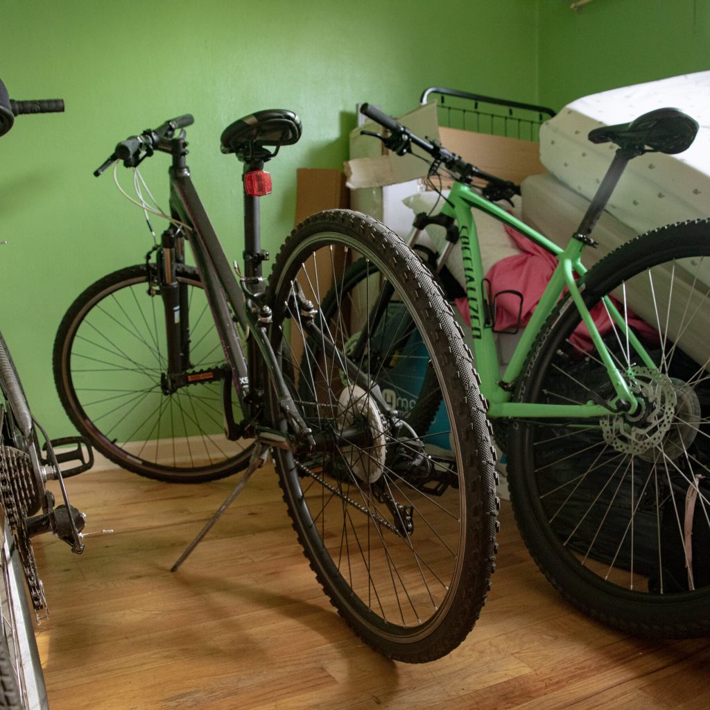 Te veel fietsen in de kamer